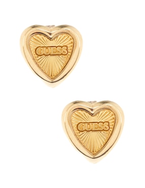 Aretes Cortos De Corazón GUESS Mon Amour Con Acabado Pavé Circonita