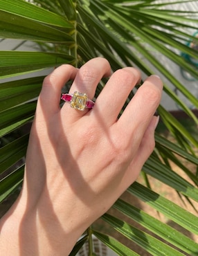 Anillo Gladkova Joyería P 925 de plata topacio