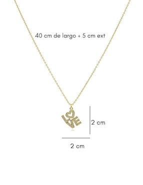 Colgante Y Dije de letras Parisa Joyería