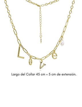 Colgante de letras Ablime Joyería