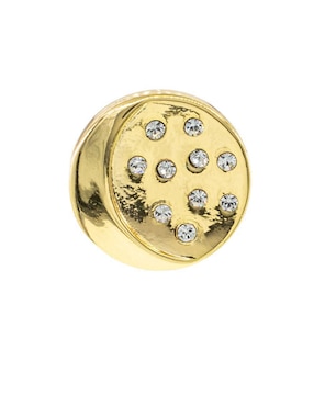 Broqueles de luna Mayfer Joyería con acabado brillante cristal