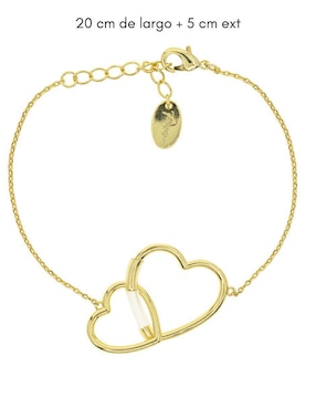 Pulsera Parisa Joyería con acabado brillante