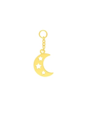 Charm De Luna Joyerías Bizzarro De Oro Amarillo 14 K