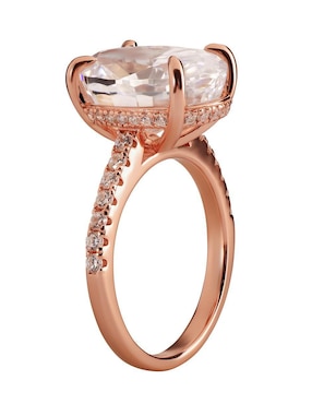 Anillo ovalado Gladkova Joyería P 925 de plata zirconia brillante
