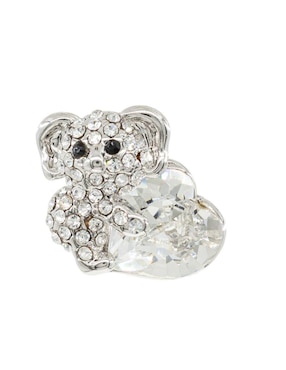 Aretes de koala Mayfer Joyería con acabado brillante