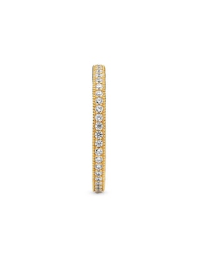 Anillo Pandora Signature de plata zirconia cúbica brillante