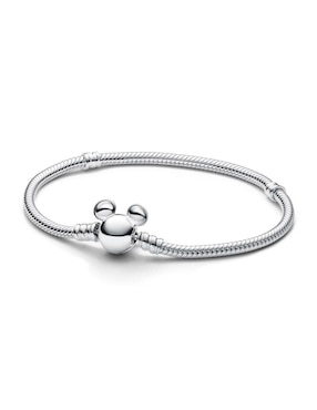 Brazalete Pandora de plata p 925 Disney X Pandora con acabado brillante