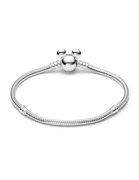 Brazalete Pandora de plata p 925 Disney X Pandora con acabado brillante