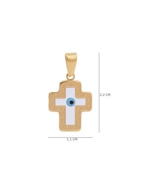 Dije de cruz Oro Angelus