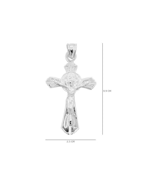 Dije de cruz Boscaini de plata P 925