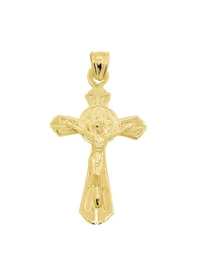 Dije De Cruz Oro Angelus De Plata P925