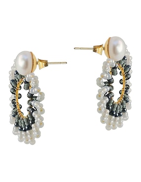 Aretes circulares Sofia Blum perla
