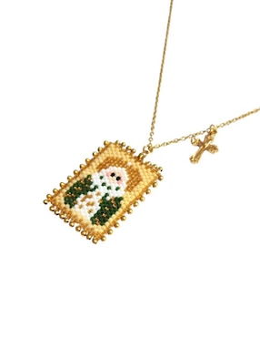 Collar Koua Itz de baño de oro 24 K