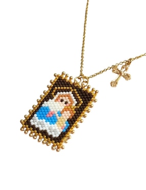 Collar Koua Itz de baño de oro 24 K