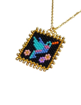 Collar Koua Itz de baño de oro 24 K