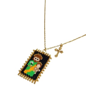 Collar Koua Itz de baño de oro 24 K