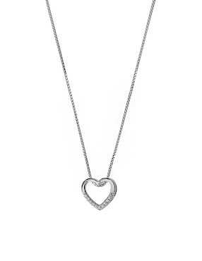 Collar de corazón Sofia Blum de plata P 925