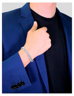 Pulsera Crixus Joyeria de plata P 925 con acabado pulido