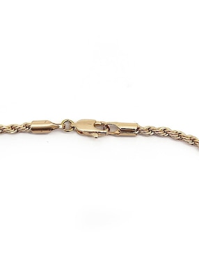 Pulsera Moon de oro laminado 8 k Torzal