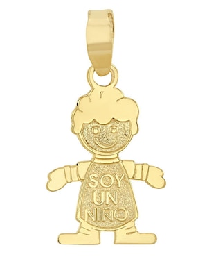 Collar Con Dije De Niño Horoz De Oro 10 K