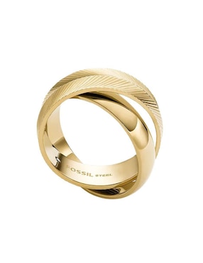Anillo Fossil Harlow brillante