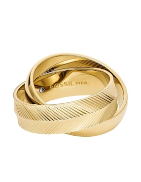 Anillo Fossil Harlow brillante