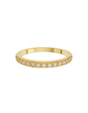 Churumbela Redonda Fonelli 14 K De Oro Zirconia