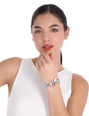 Pulsera Anne Klein Garden Gala con acabado brillante