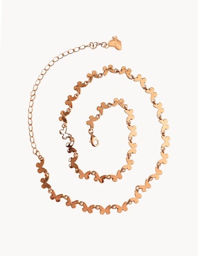 Collar de mariposa Apodemia Sparkle de baño de oro 18 K