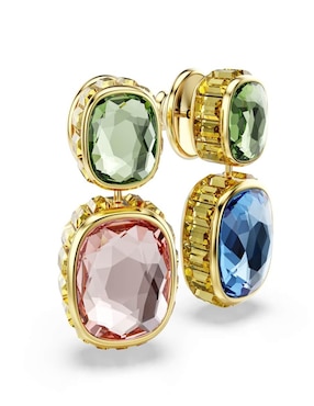 Aretes octagonales Swarovski Chroma Versatile con acabado brillante