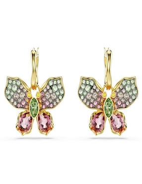 Aretes de mariposa Swarovski Idyllia F Florere con acabado brillante