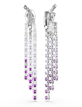 Aretes Swarovski con acabado brillante