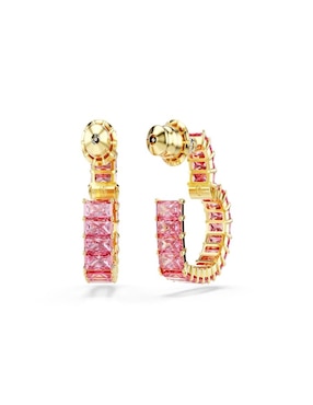 Aretes de corazón Swarovski con acabado brillante