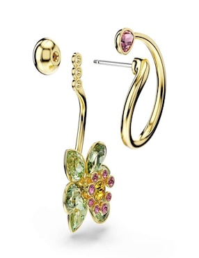 Aretes de flor Swarovski Idyllia F Florere con acabado brillante