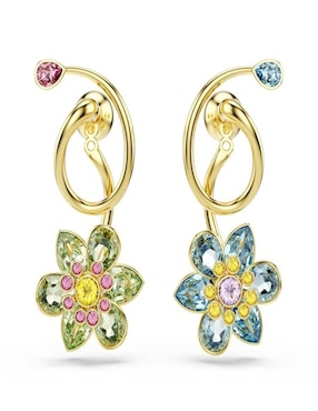 Aretes de flor Swarovski Idyllia F Florere con acabado brillante