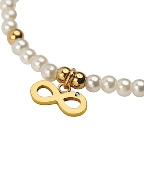 Pulsera Luckyly con perla 18 k Annie Infinito