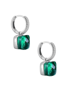 Aretes cuadrados Gladkova Joyería de plata P 925 ágata