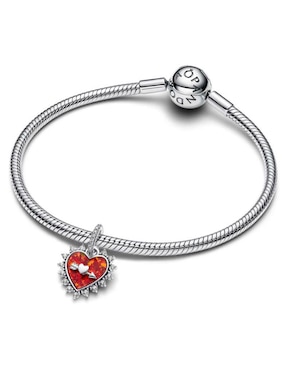 Charm de corazón Pandora moments de plata P 925