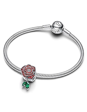 Charm de flor Pandora moments de plata P 925