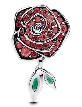 Charm de flor Pandora moments de plata P 925
