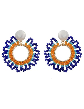 Aretes circulares Sofia Blum perla