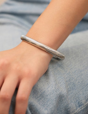 Pulsera Aurela 18K Classic Collection con acabado brillante