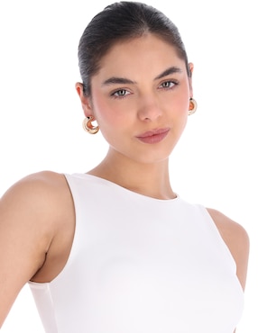 Aretes de gota Anne Klein Dancing Petals