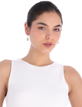 Aretes Anne Klein con acabado pavé