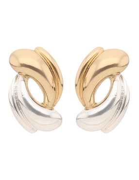 Aretes Cortos De Gota Napier Basic Metal Ears A2 Con Acabado Pulido