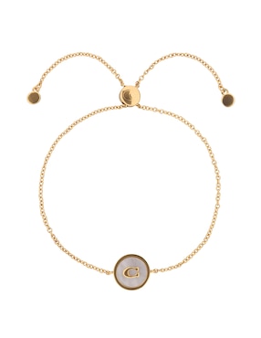 Pulsera Coach con resina 4.1 Mop Coin