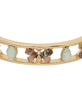 Pulsera Anne Klein Busy Bees con acabado brillante