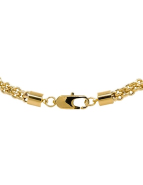 Pulsera Boscaini con acabado chapa de oro