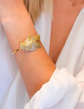 Pulsera Aurela 18K Classic Collection con acabado chapa de oro