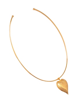 Gargantilla de corazón Aurela 18K